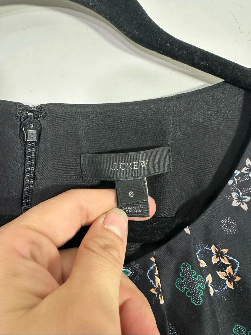J. Crew Short Cap Sleeve Split Crewneck Geometric Tile Print Silk Mini Dress